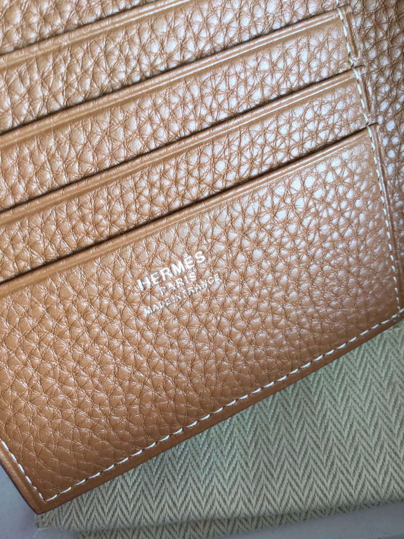 Top Quality Hermes Original Togo Leather Wallet - 4 Color In Stock